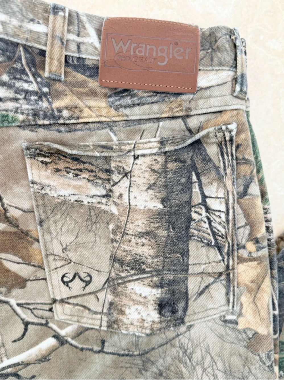Wrangler Pro Gear Realtree Camo Straight Leg Jeans Pants 40x32 NWOT